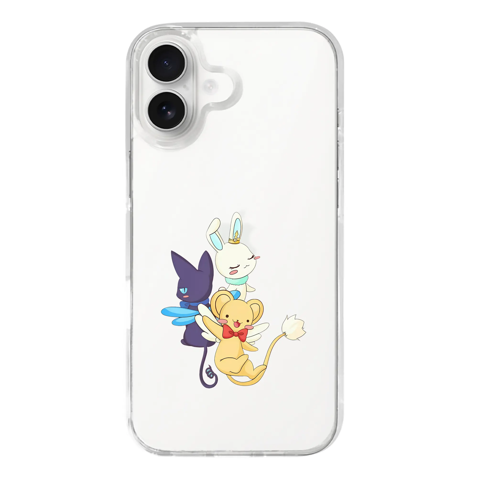 カードキャプターさくら グッズ,モモ - iPhone 17シリーズ 透明スマホケース – 薄型・耐衝撃・精密フィット保護カバー